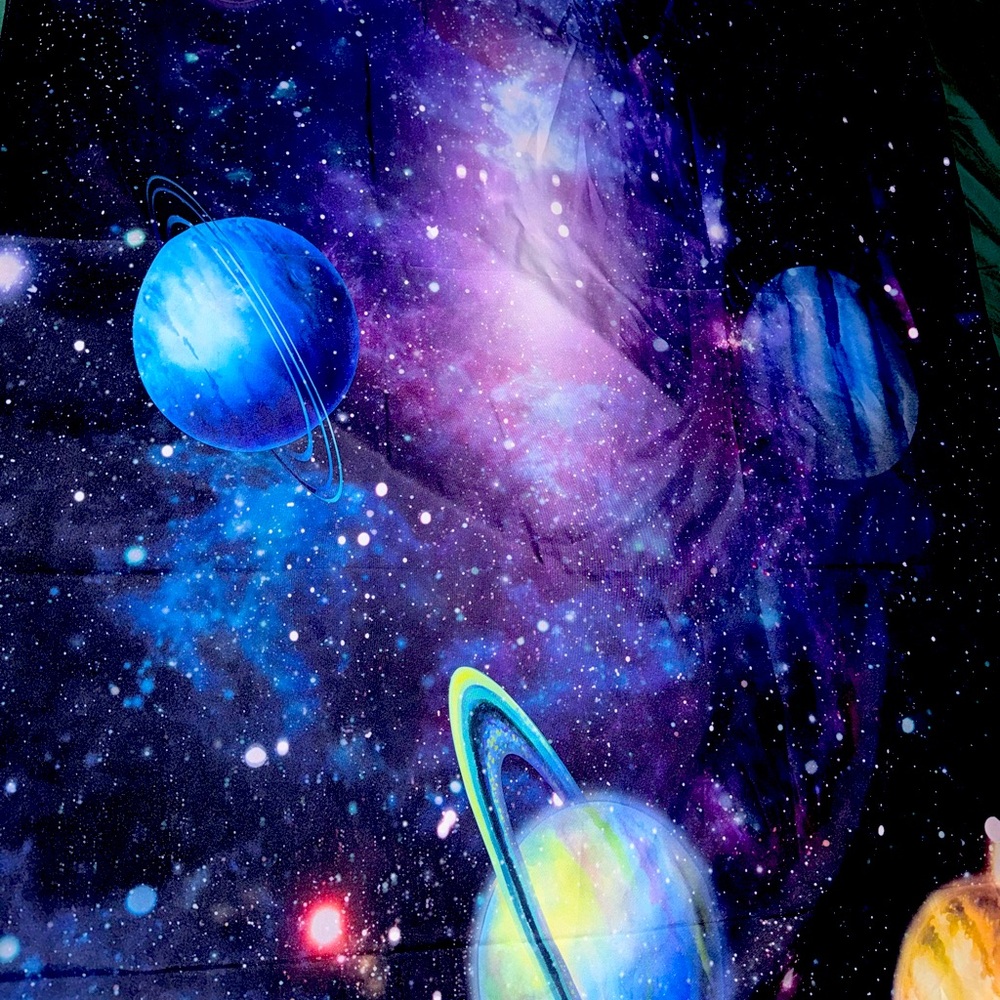 Space galaxy planet wall tapestry